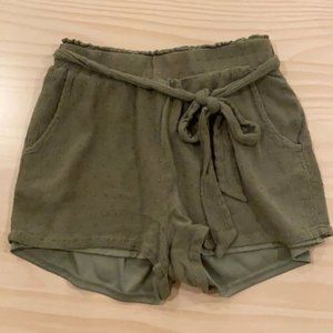 Olive Green Fashion On Earth Shorts